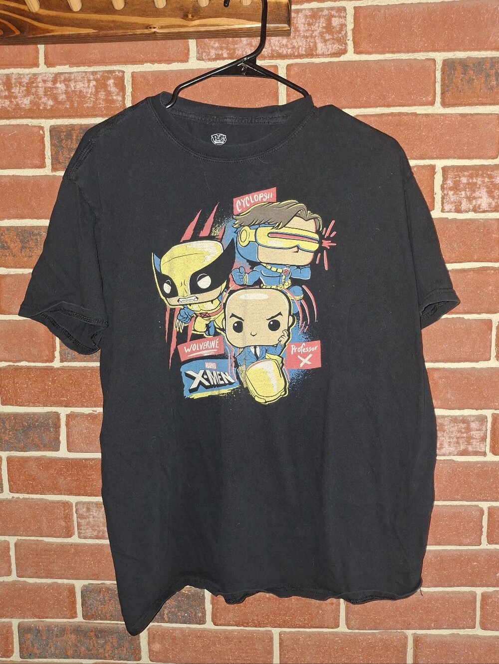 X-Men 20th Wolverine Professor X  Cyclops Sz XL T-Shirt